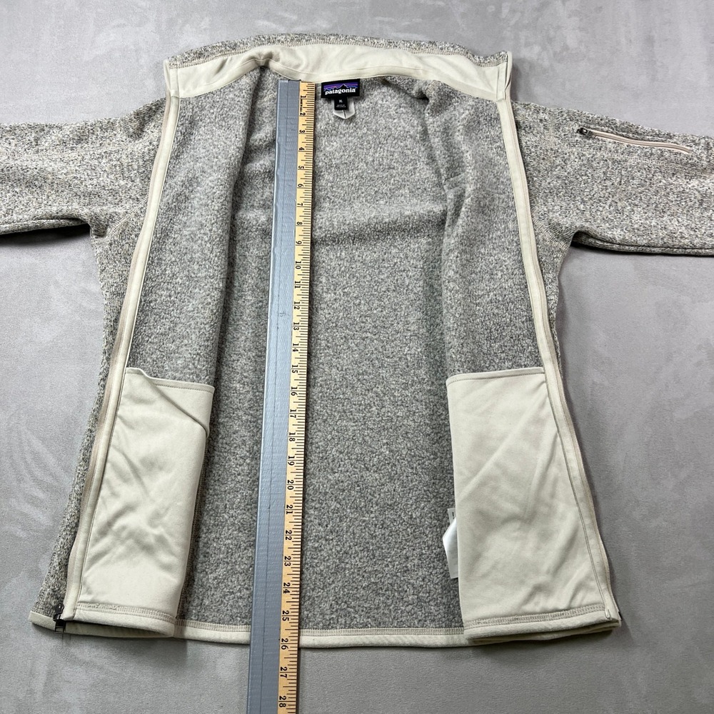 Patagonia Better Sweater Jacket Womens XL Gray Full Zip Fleece Outdoor - Picture 4 of 8